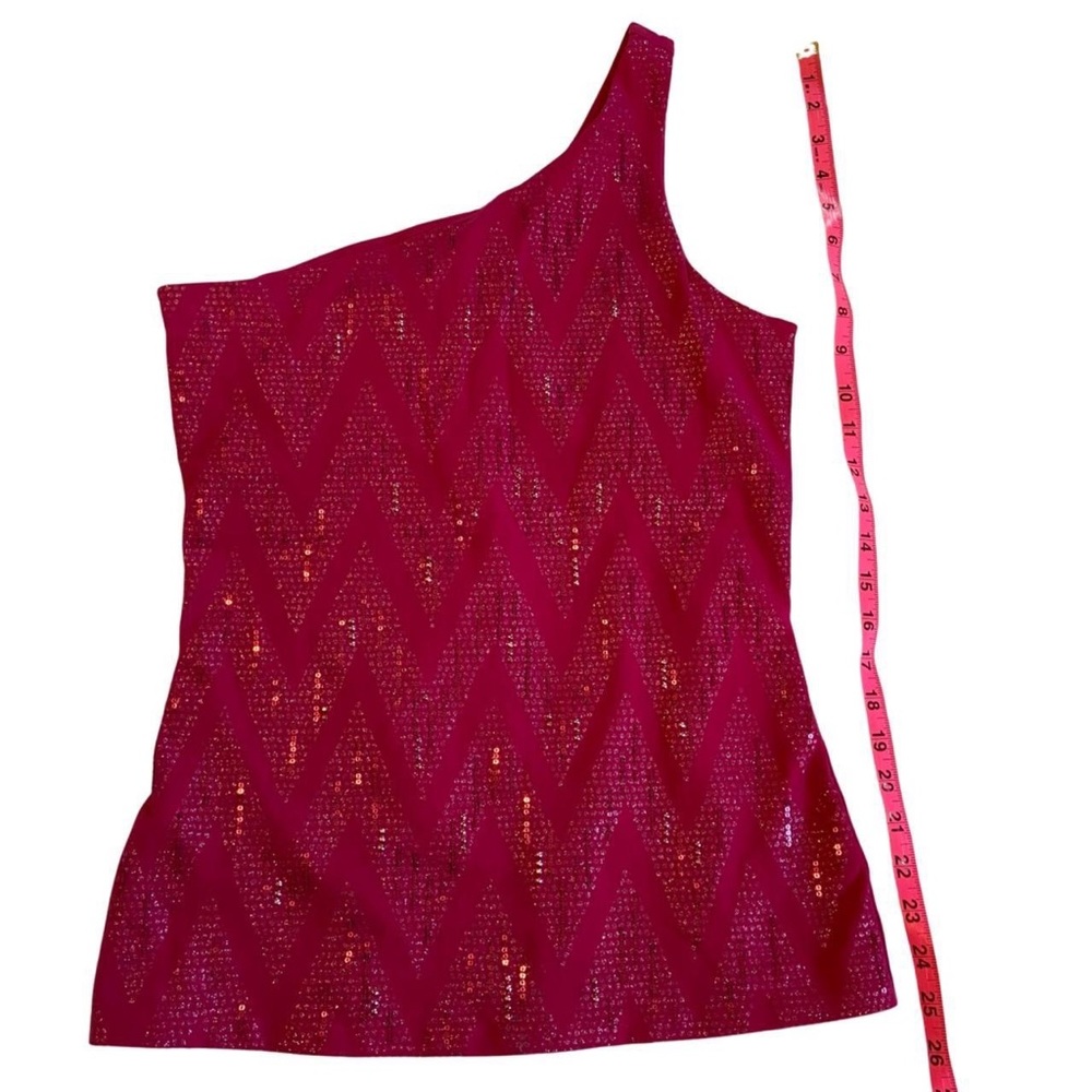 Pink One Shoulder Top